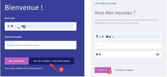 Page de bienvenu Page de bienvenu