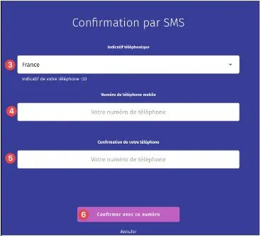 Photo confimation de SMS Photo confimation de SMS