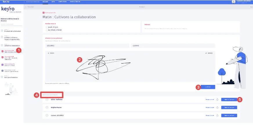 Emargement formateur Emargement formateur
